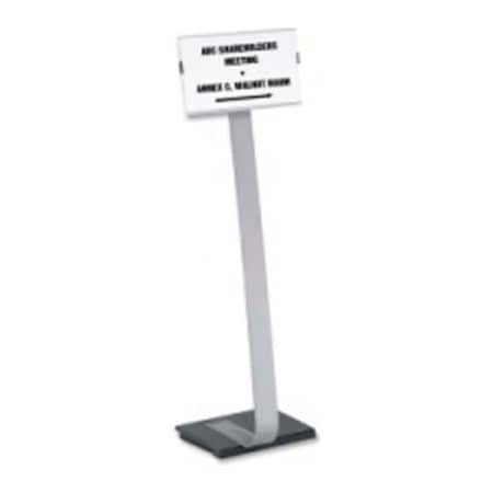 Paris Business Products Durable Duo Versatile Sign Stand 14-3/8" x 43" Black 481423
